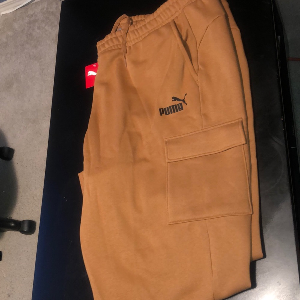 puma ESS cargo pants desert tan mens joggers  4XL